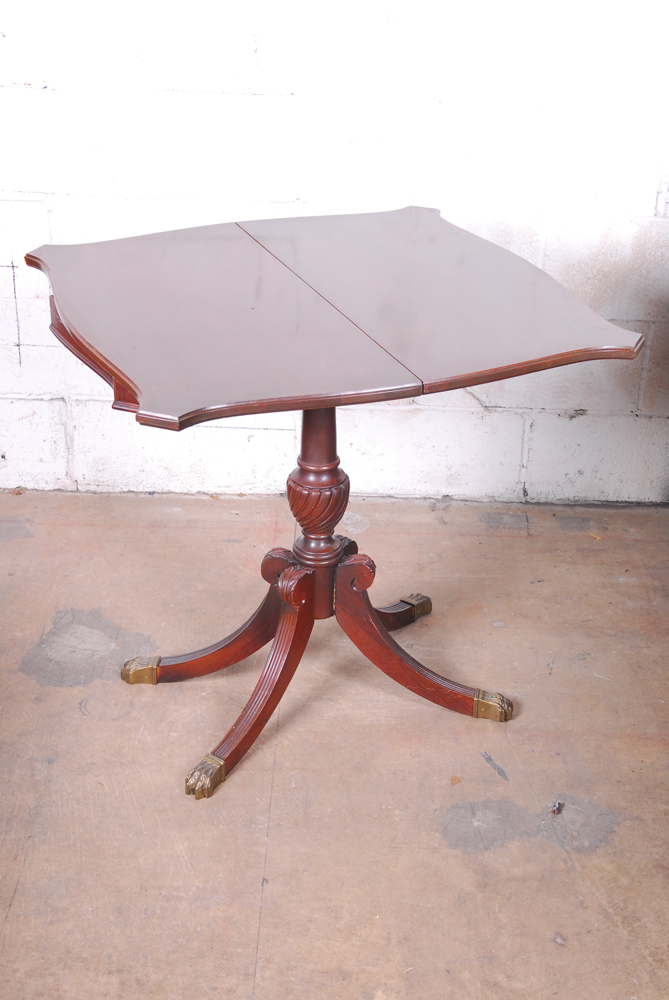 Mahogany Game Table