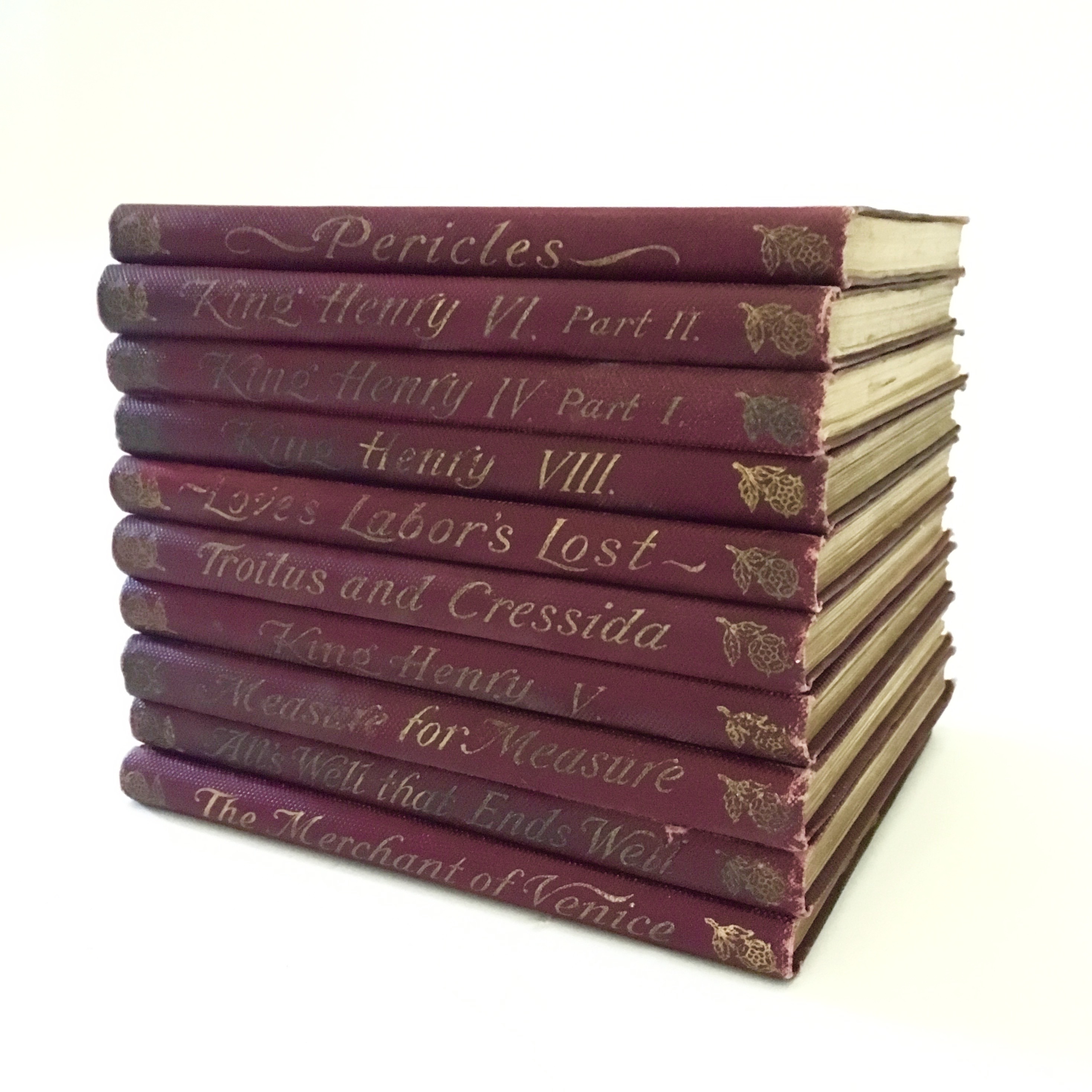 Antique Shakespearean Book Collection