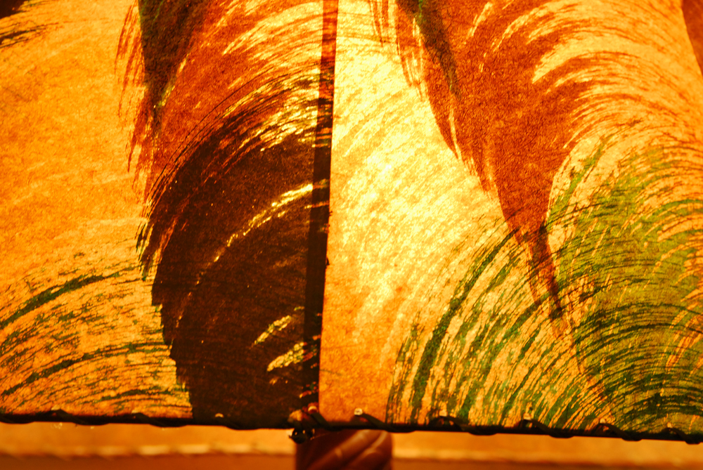 Vintage "Pan" Ceramic Lamp