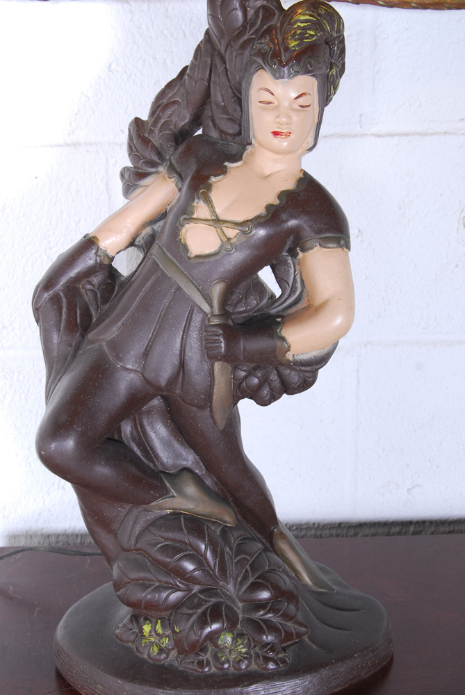 Vintage "Pan" Ceramic Lamp