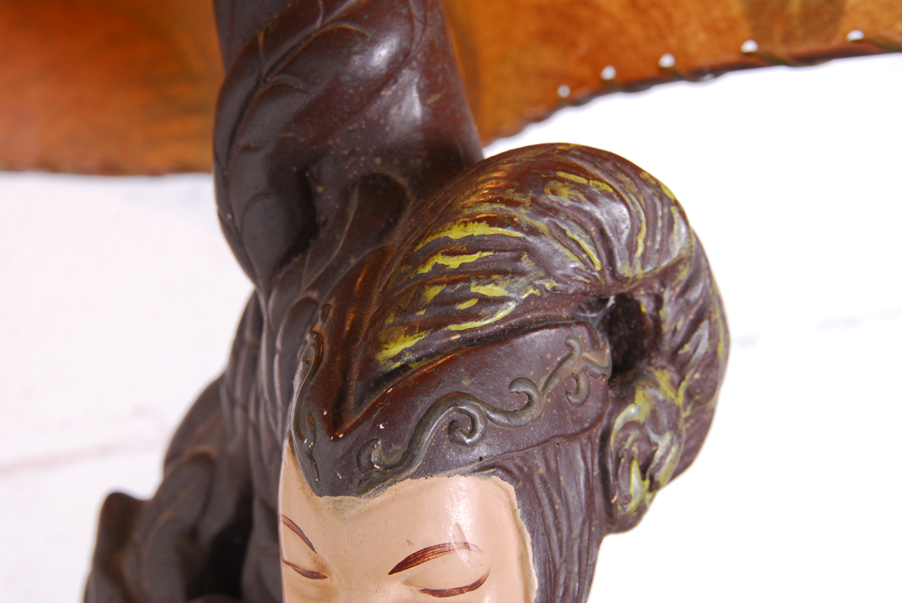 Vintage "Pan" Ceramic Lamp