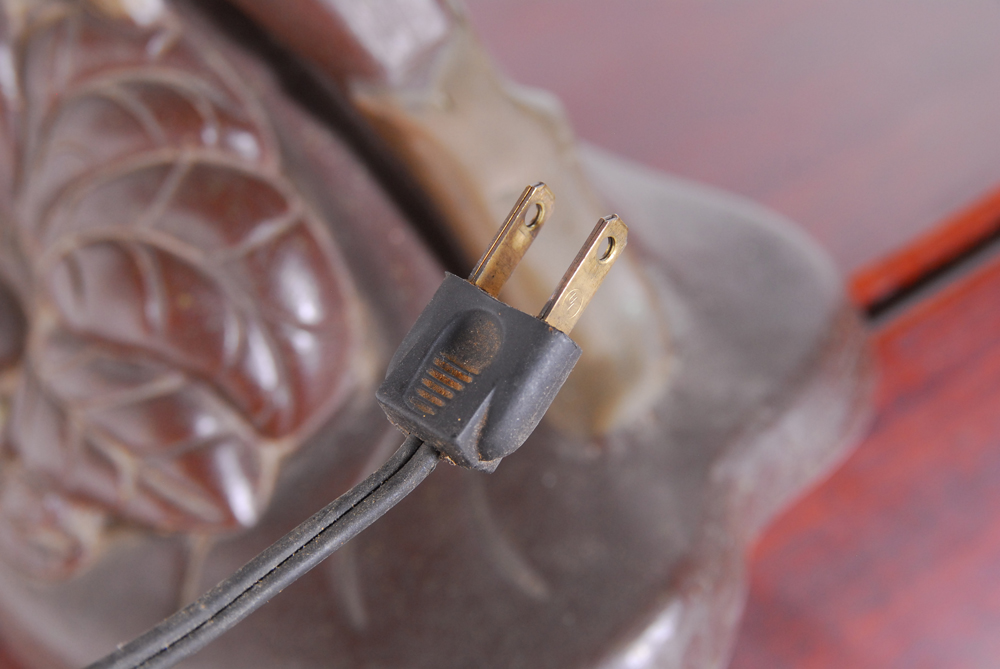 Vintage "Pan" Ceramic Lamp