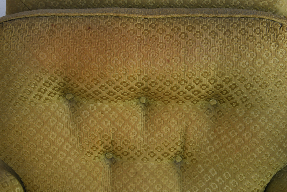 Vintage Upholstered Armchair Pair