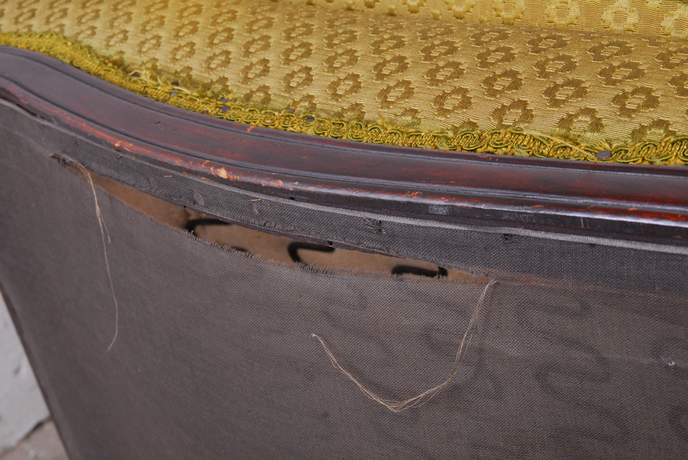 Vintage Upholstered Armchair Pair