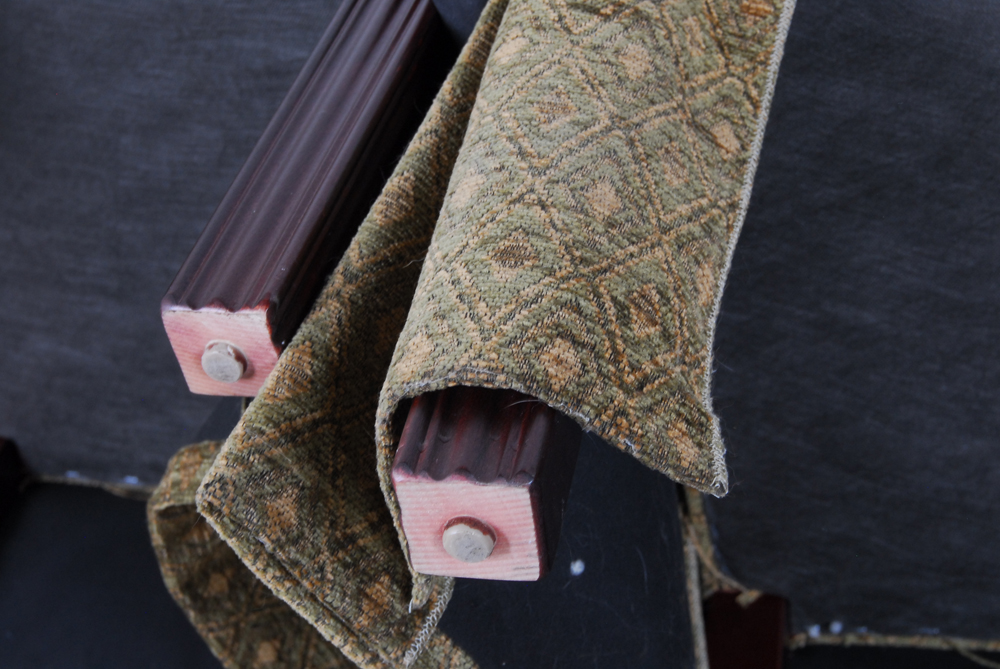 Pair of Upholstered Parson's Chairs