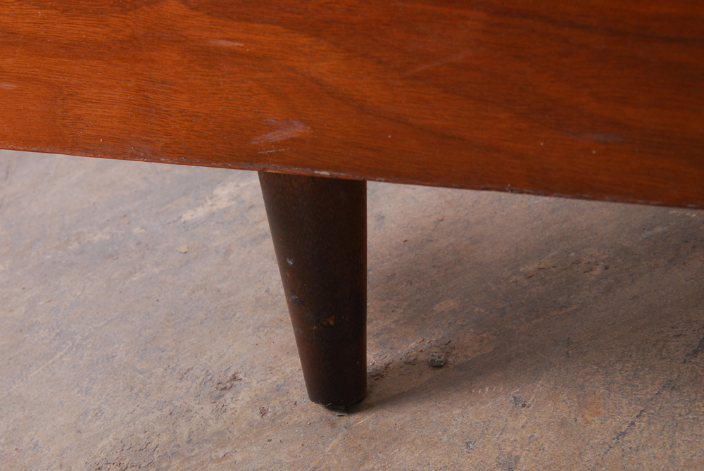 Pair of Vintage Wood Twin Bed Head and Footboards