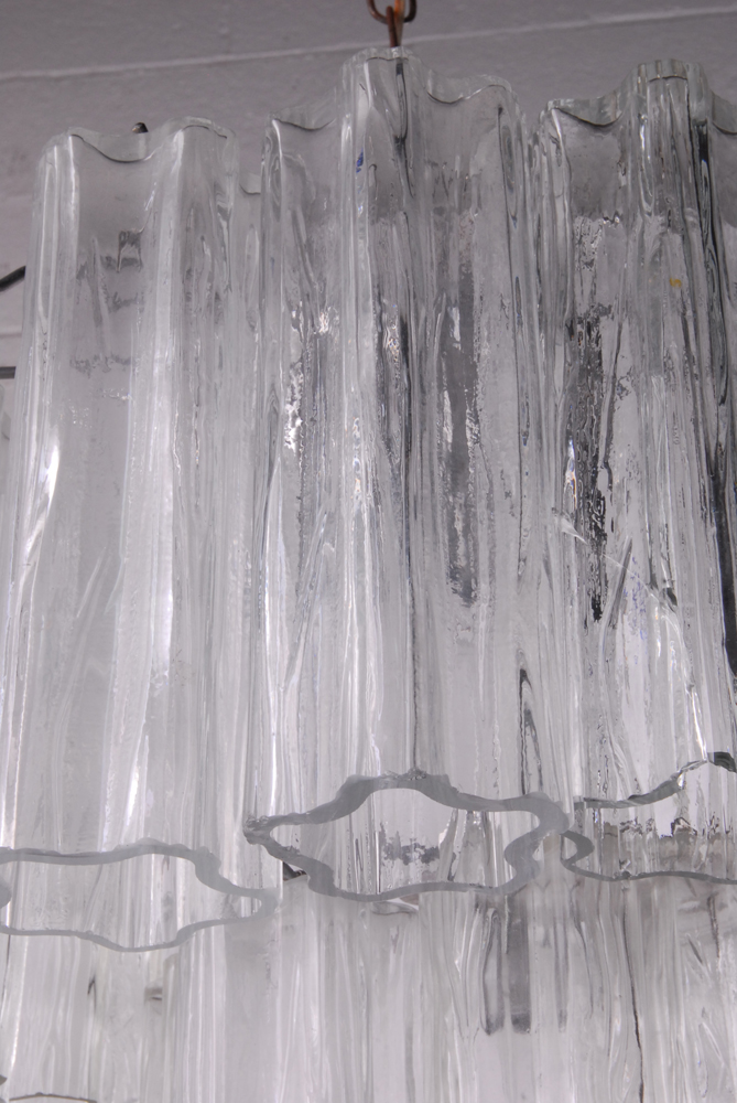 Star Shaped Glass Cylinders Hanging Light Fixture