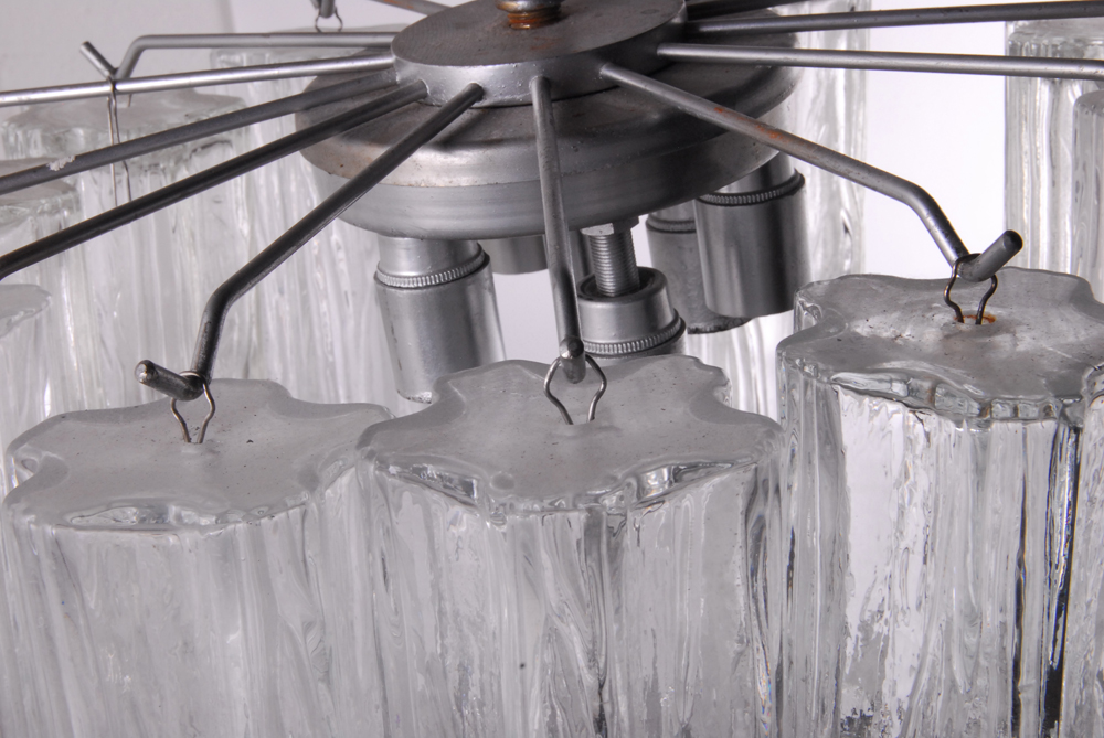 Star Shaped Glass Cylinders Hanging Light Fixture