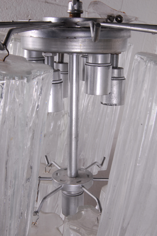 Star Shaped Glass Cylinders Hanging Light Fixture