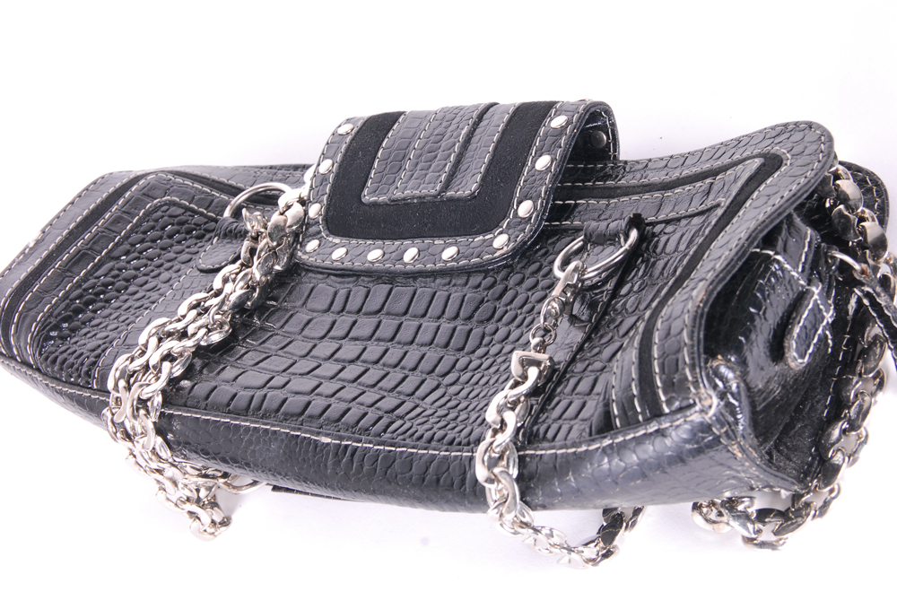 Harley-Davidson Black Leather Bag