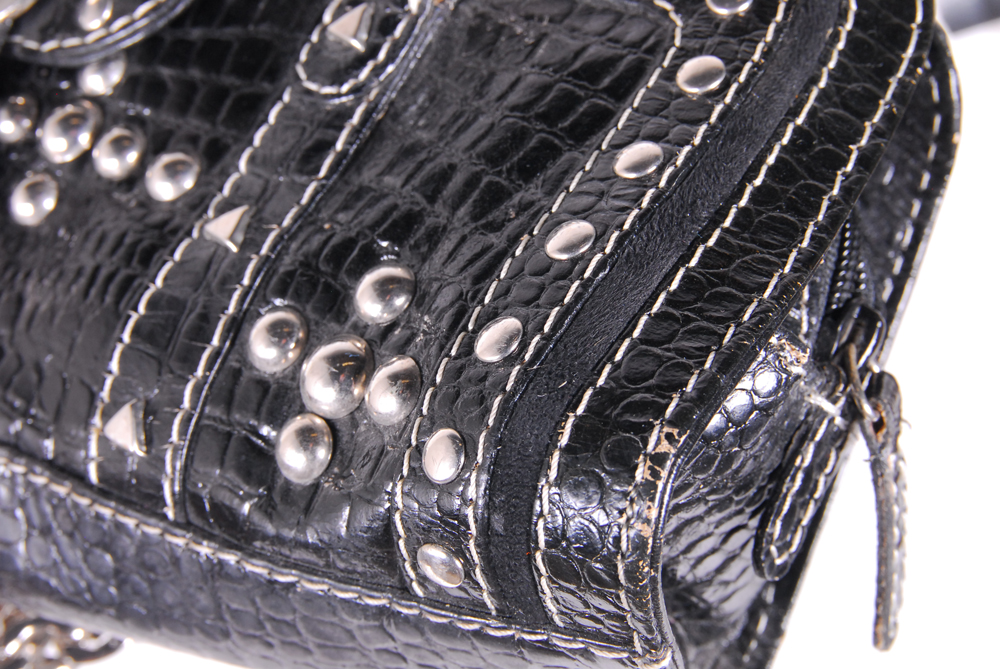 Harley-Davidson Black Leather Bag