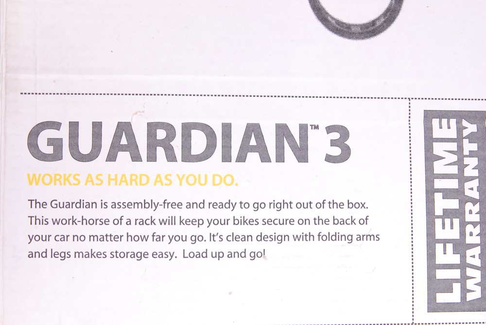 Saris Guardian 3 Trunk Mount Rack