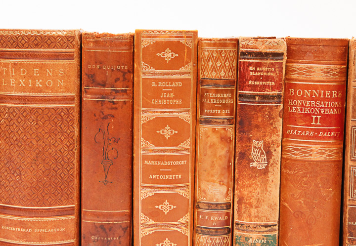 Antique Leather Bound Books