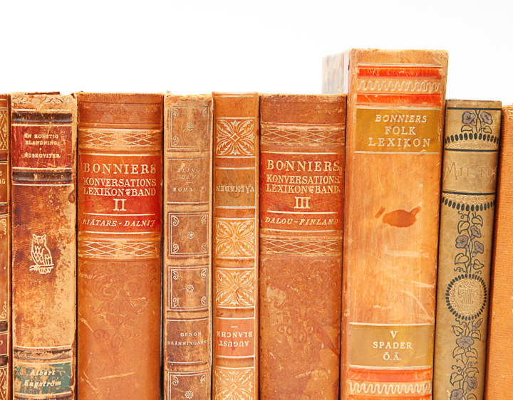 Antique Leather Bound Books
