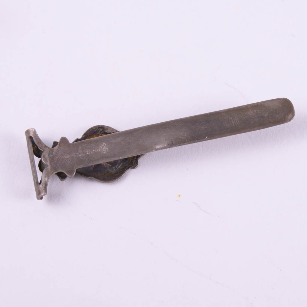 Antique Pen and Inkwell Set, Sterling Money Clip and More