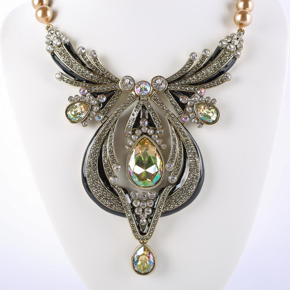 Heidi Daus "Draped in Deco" Statement Necklace