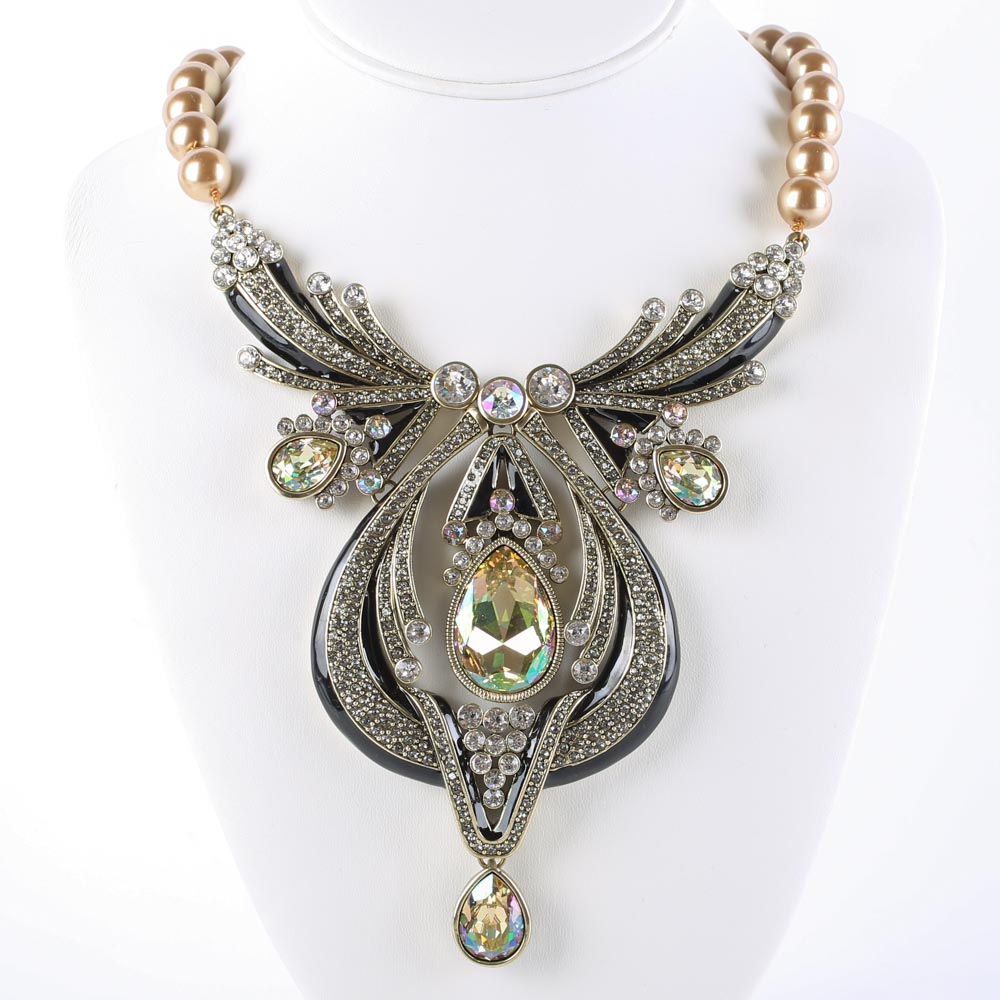 Heidi Daus "Draped in Deco" Statement Necklace