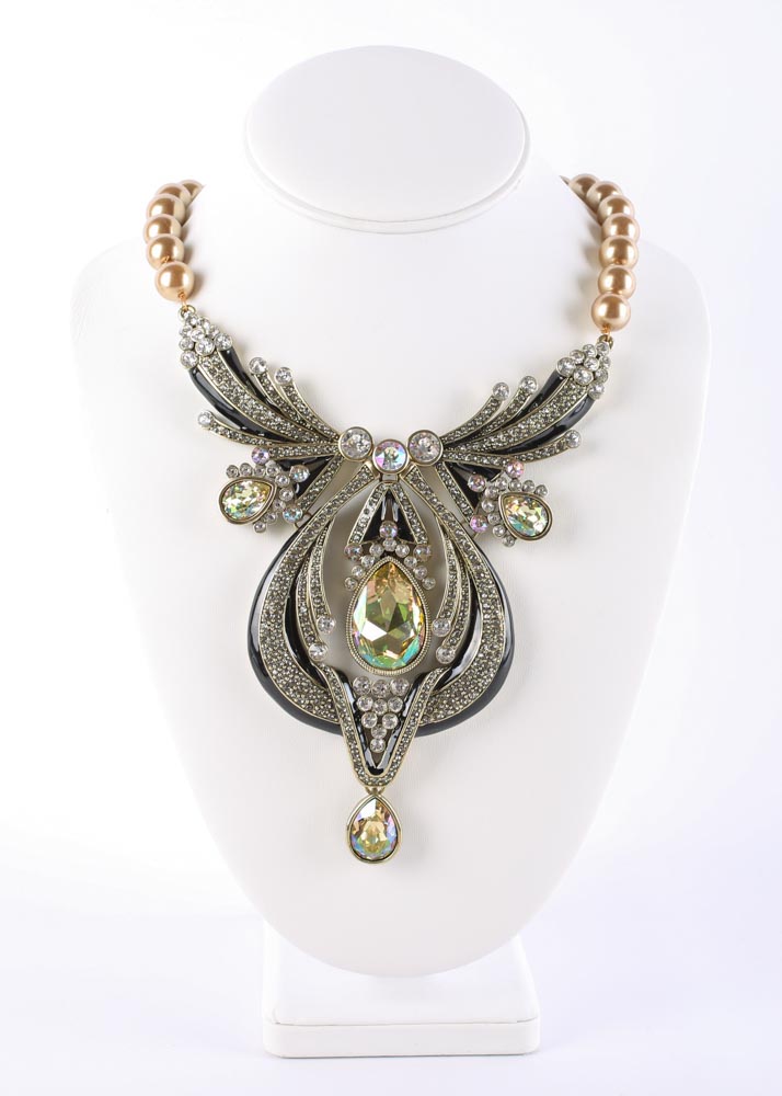 Heidi Daus "Draped in Deco" Statement Necklace