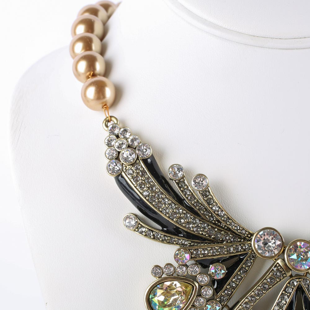Heidi Daus "Draped in Deco" Statement Necklace