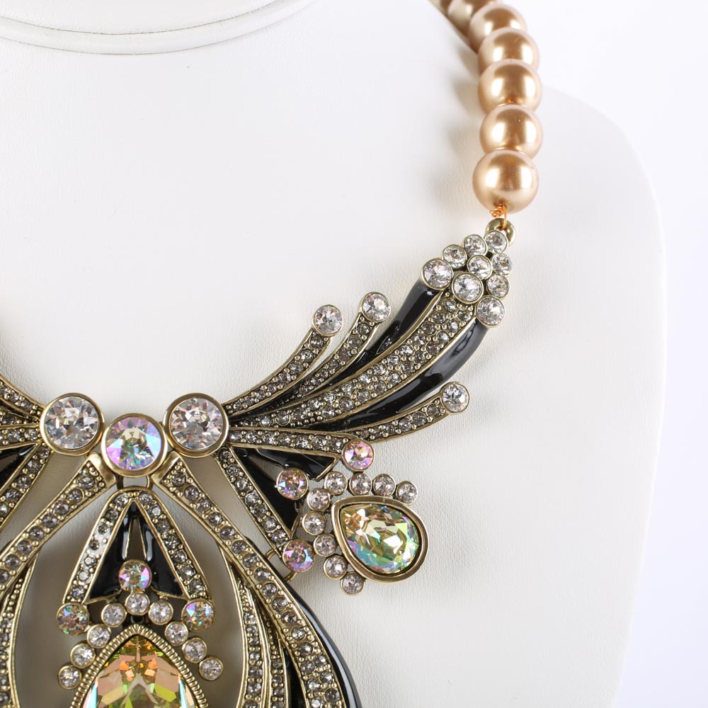 Heidi Daus "Draped in Deco" Statement Necklace