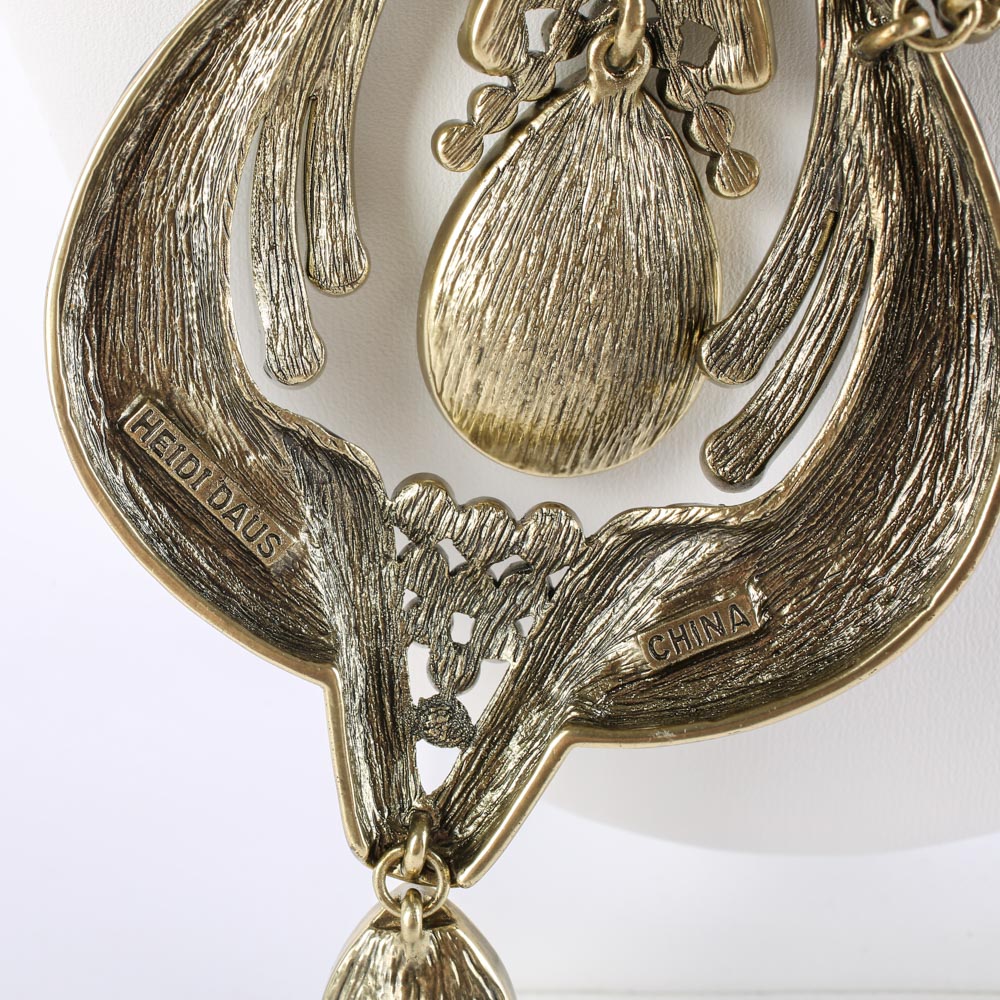 Heidi Daus "Draped in Deco" Statement Necklace