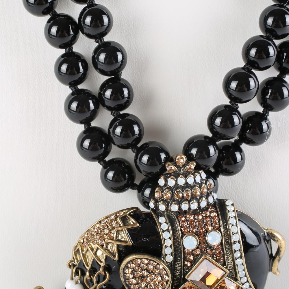 Heidi Daus "Michelle's Majestic Mr. Elephanté" Statement Necklace