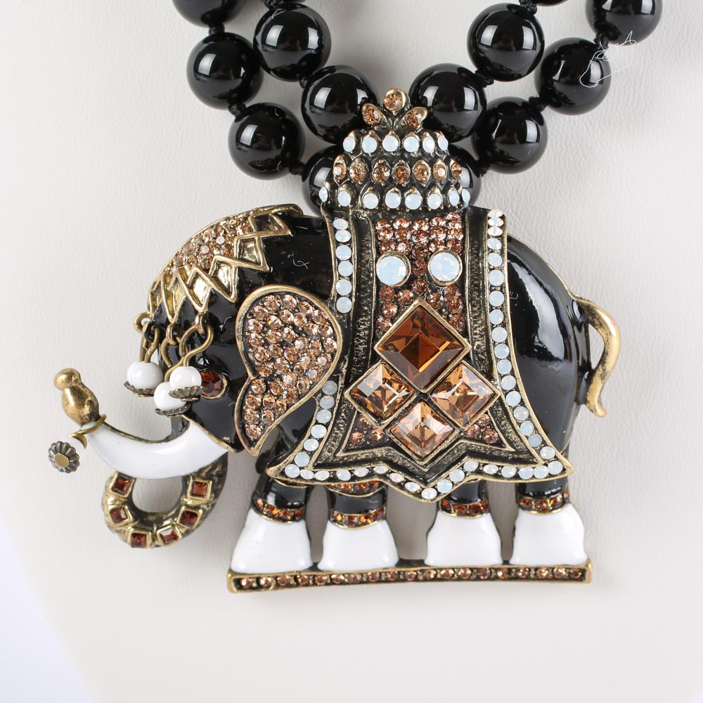 Heidi Daus "Michelle's Majestic Mr. Elephanté" Statement Necklace