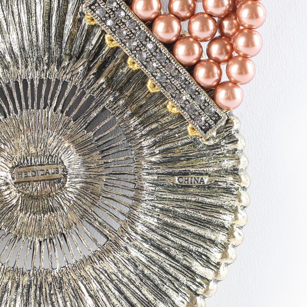 Heidi Daus "Belgium Disk" Statement Necklace