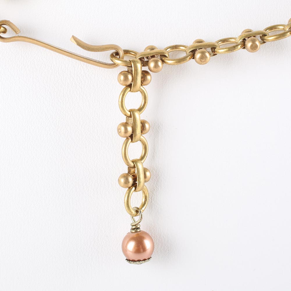 Heidi Daus "Belgium Disk" Statement Necklace