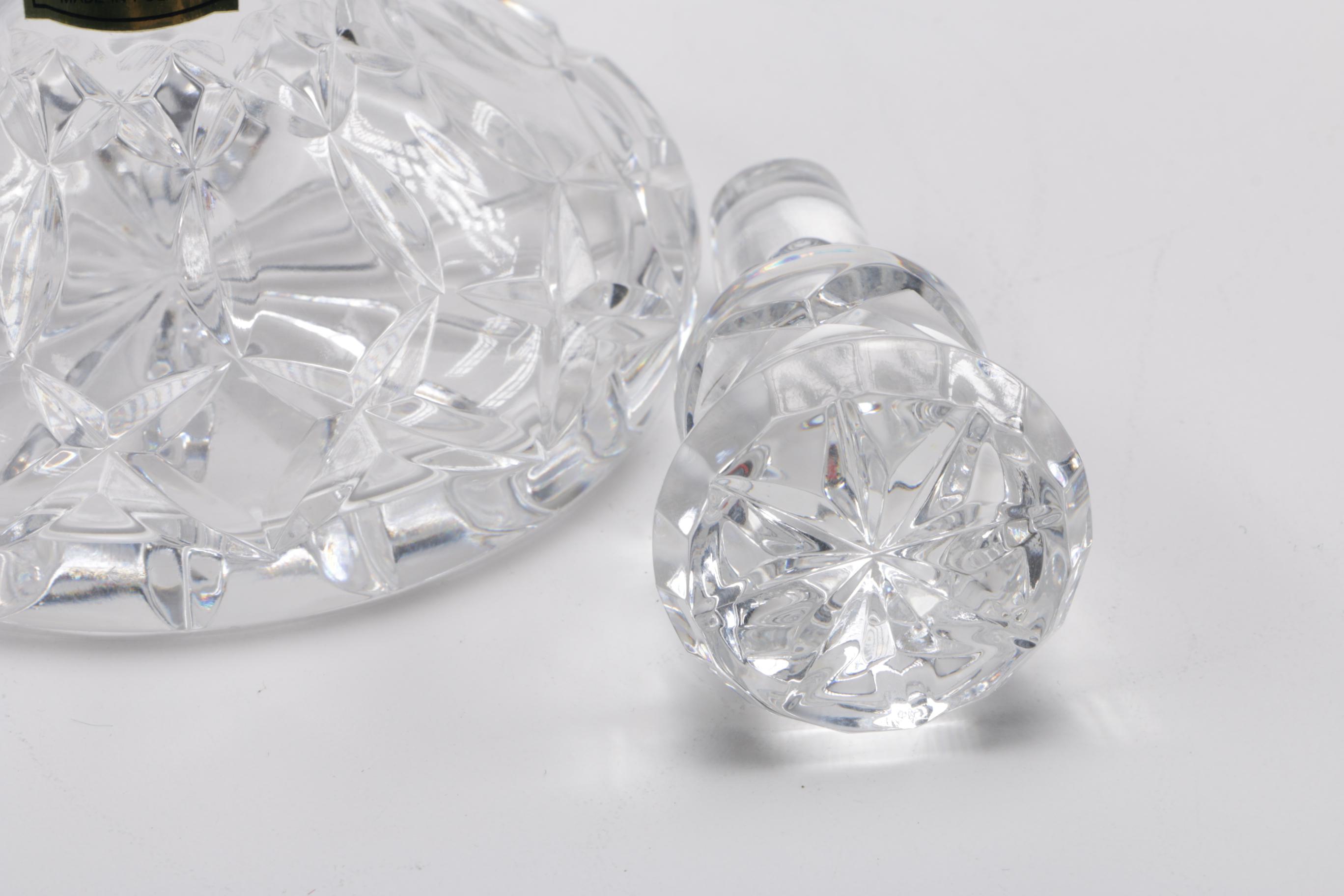 Crystal and Glass Including Antique Ink Well