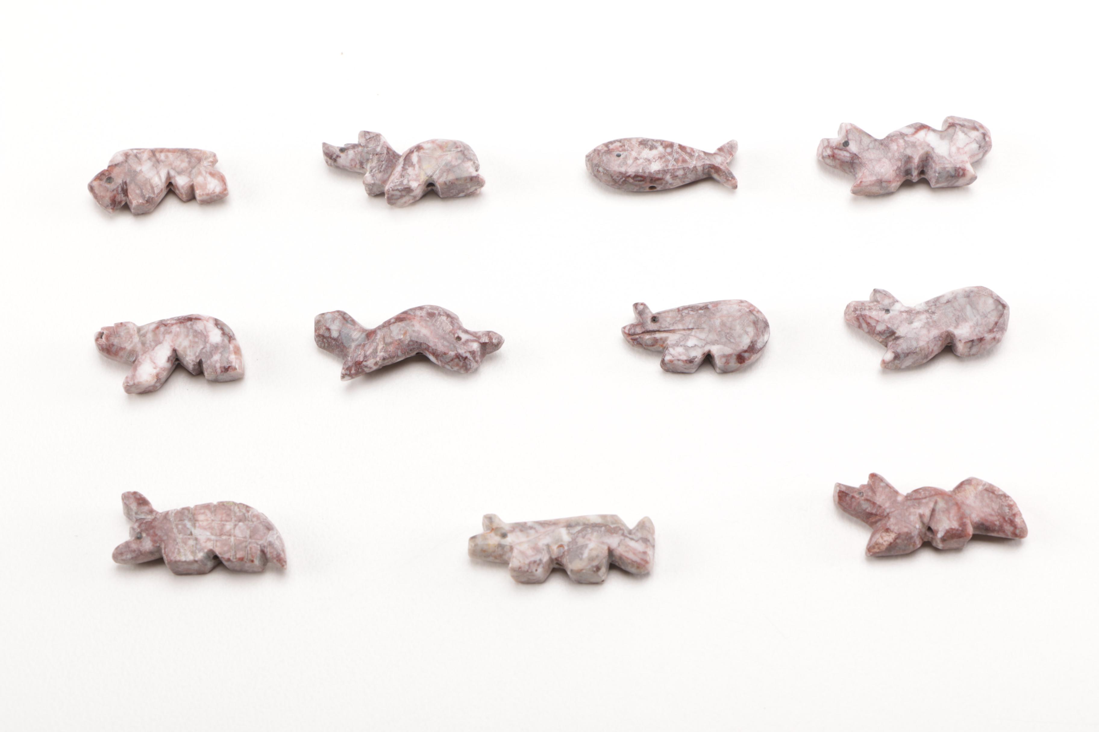 Assortment of Agate Figurines