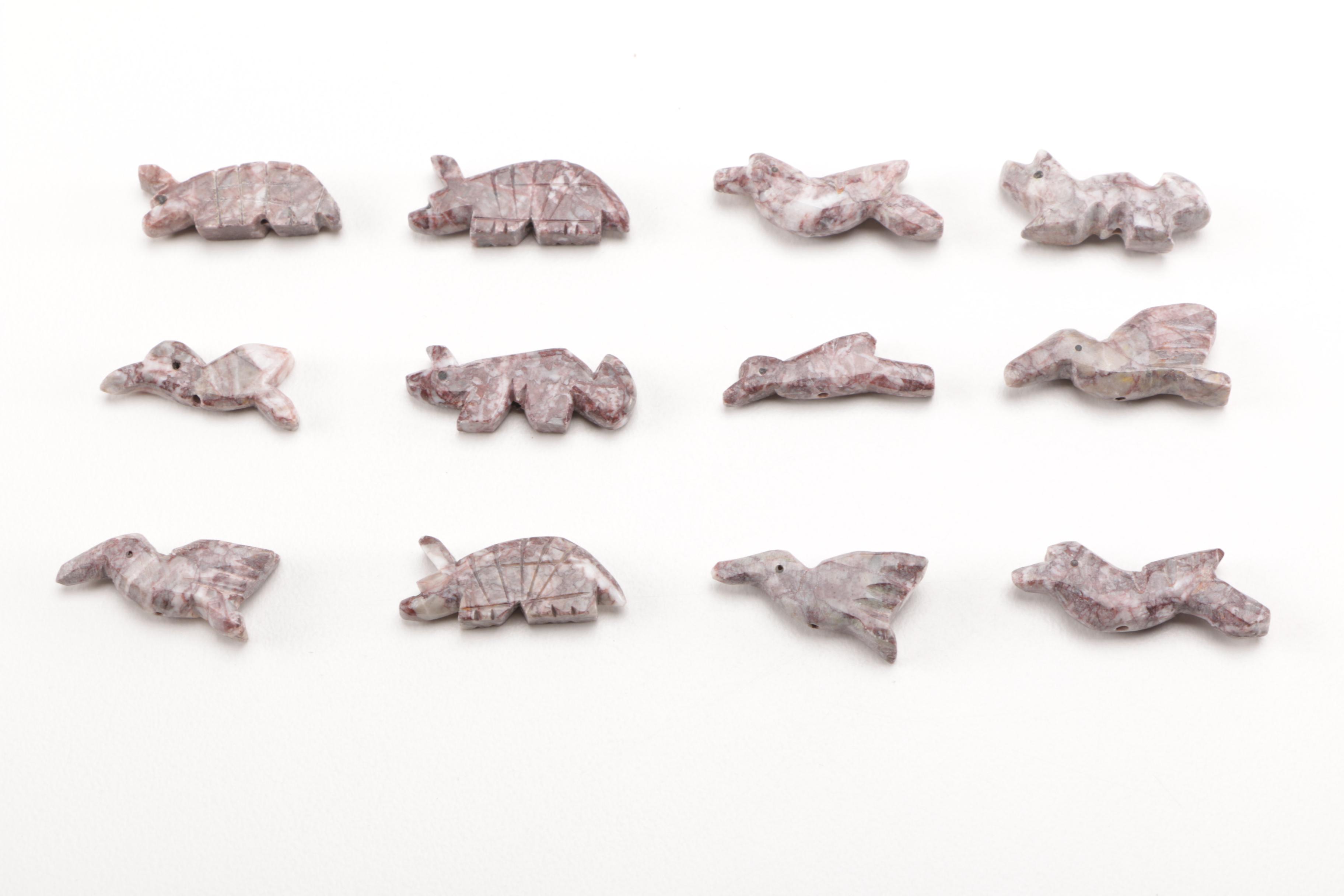 Assortment of Agate Figurines