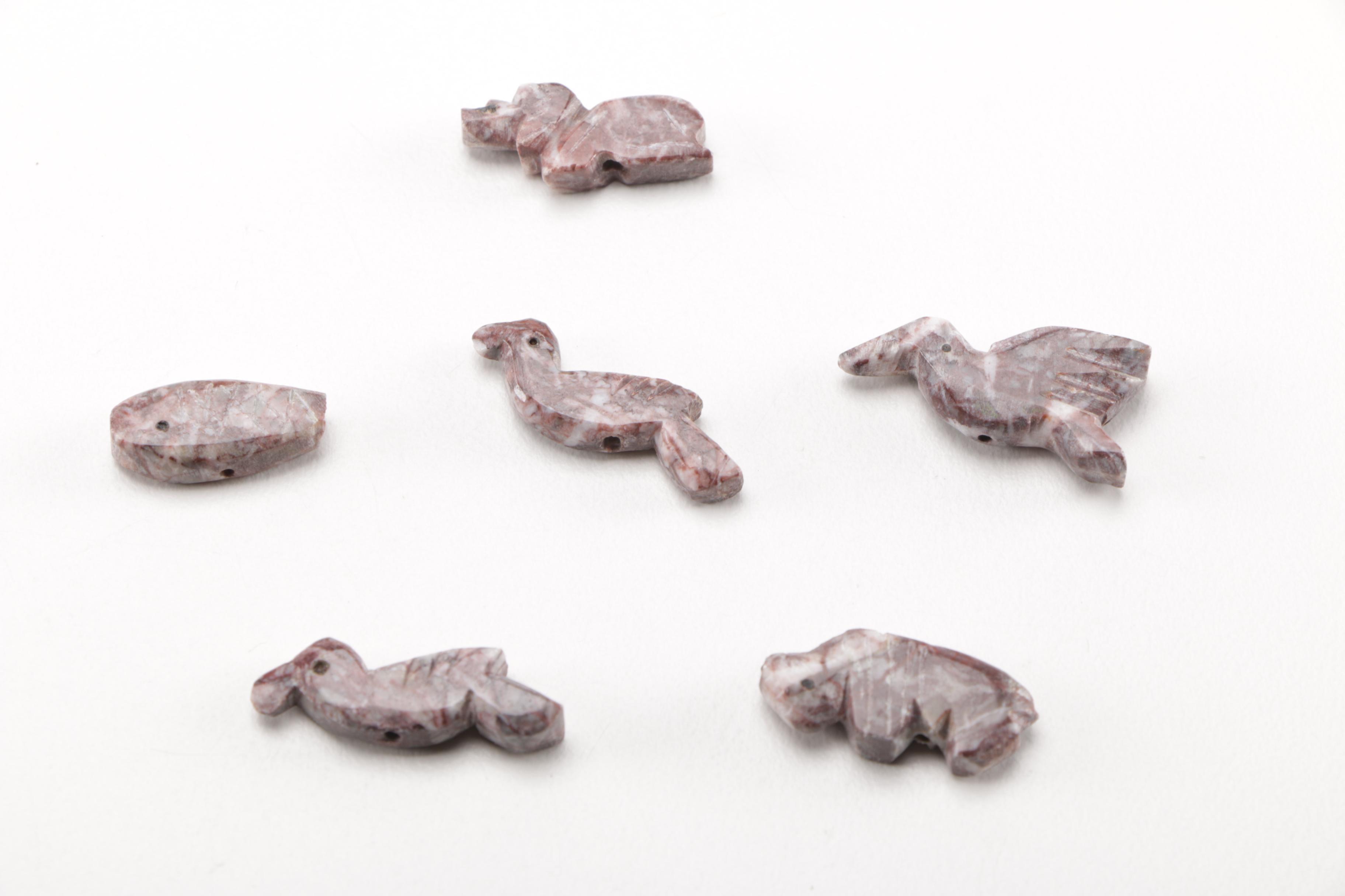 Assortment of Agate Figurines