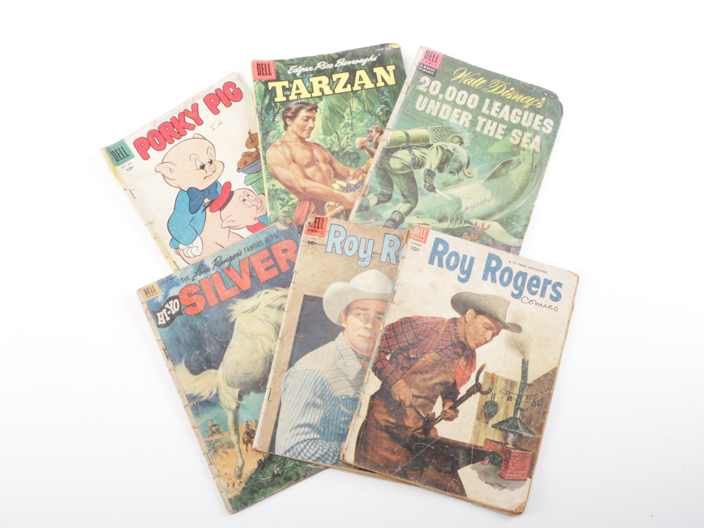 1950s Dell Comics Featuring TV and Movie Westerns