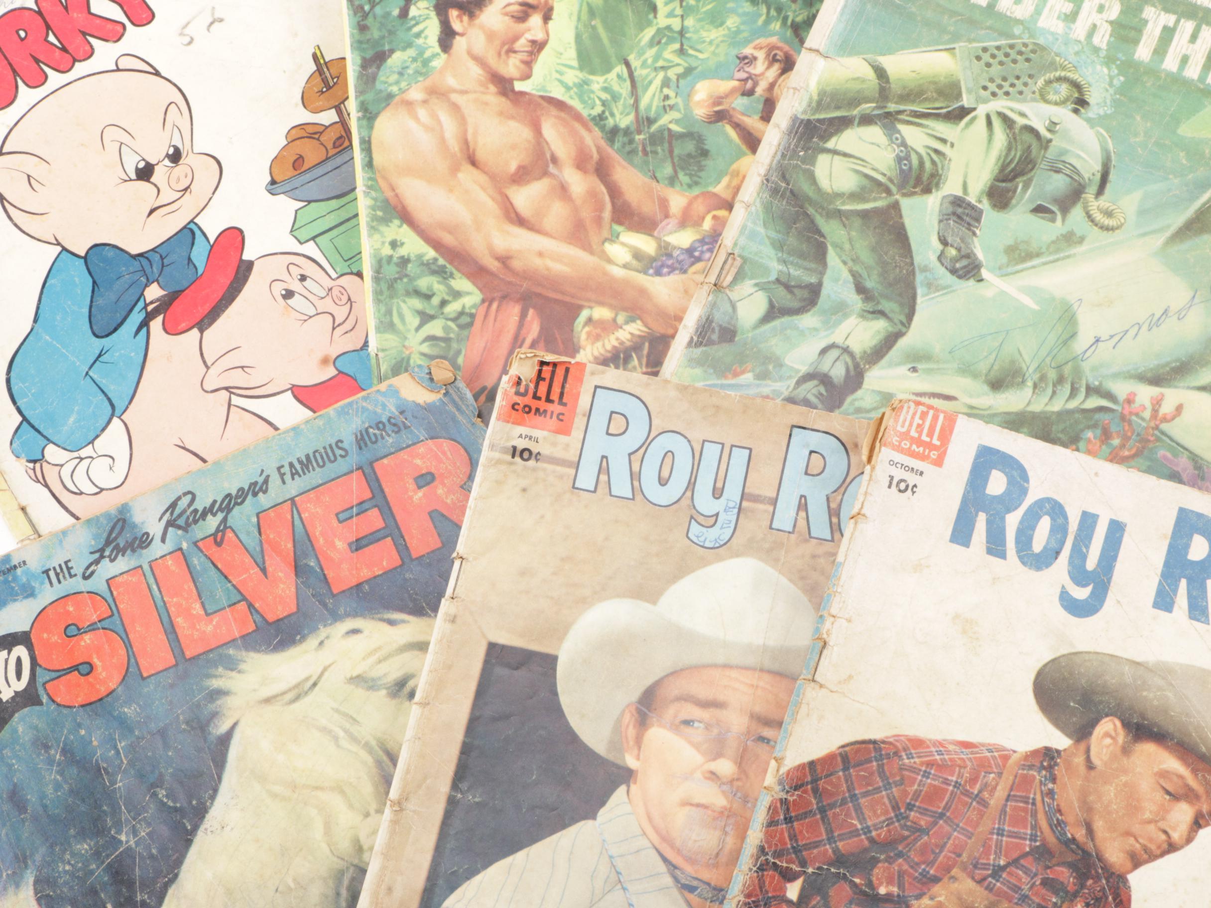 1950s Dell Comics Featuring TV and Movie Westerns