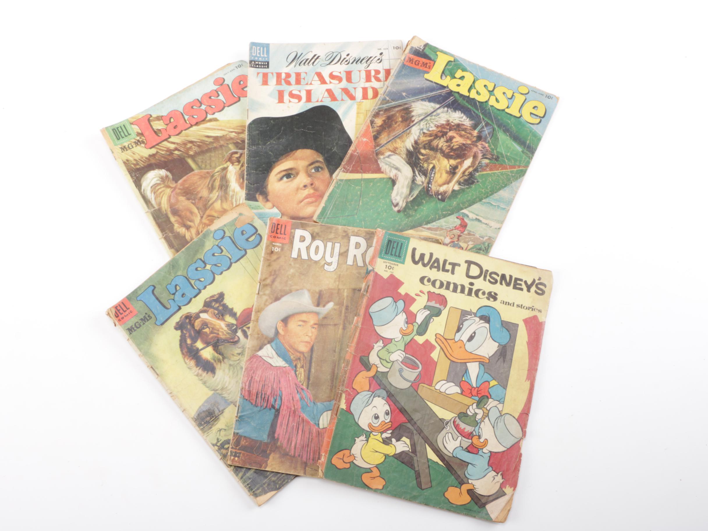 1950s Dell Comics Featuring TV and Movie Westerns