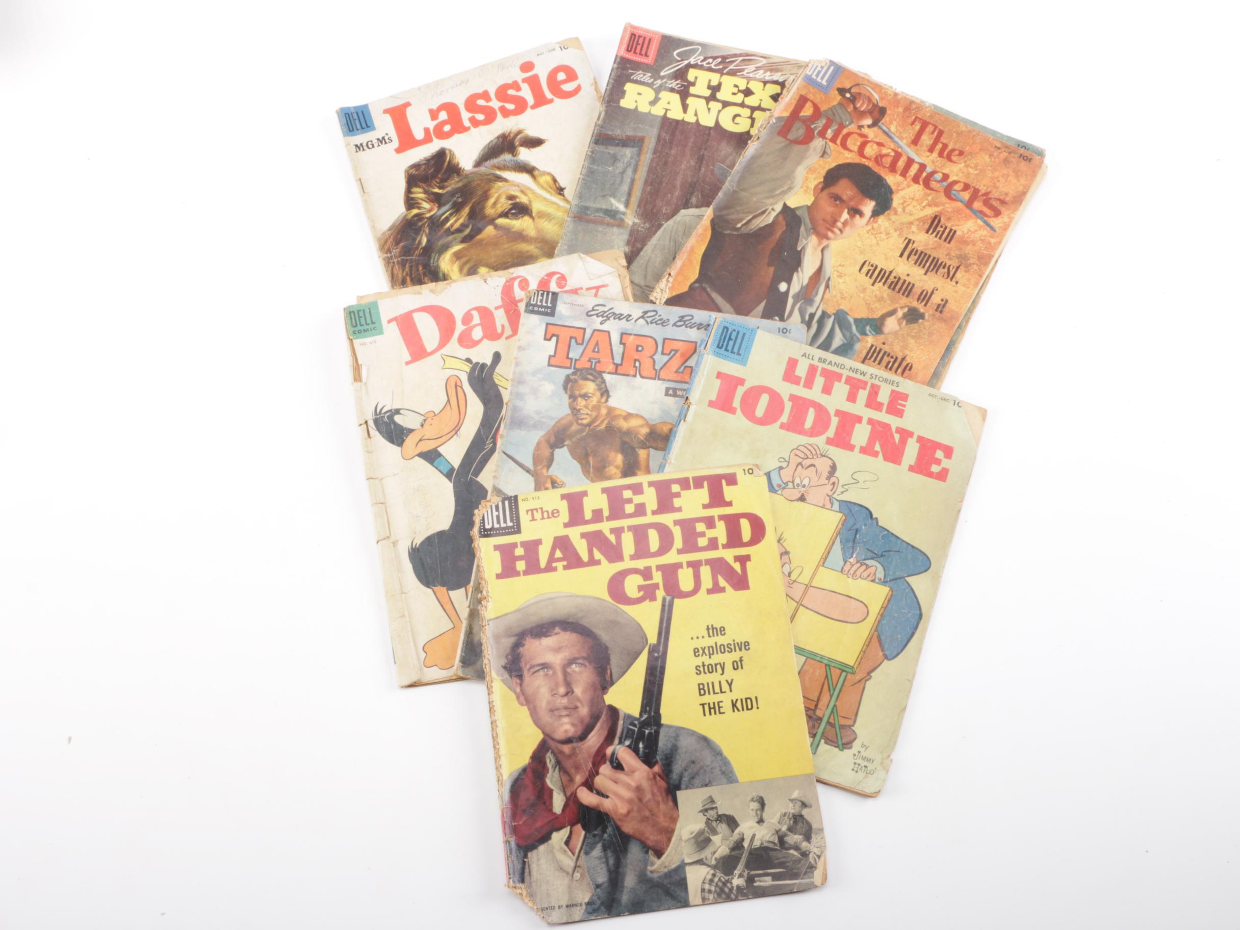 1950s Dell Comics Featuring TV and Movie Westerns