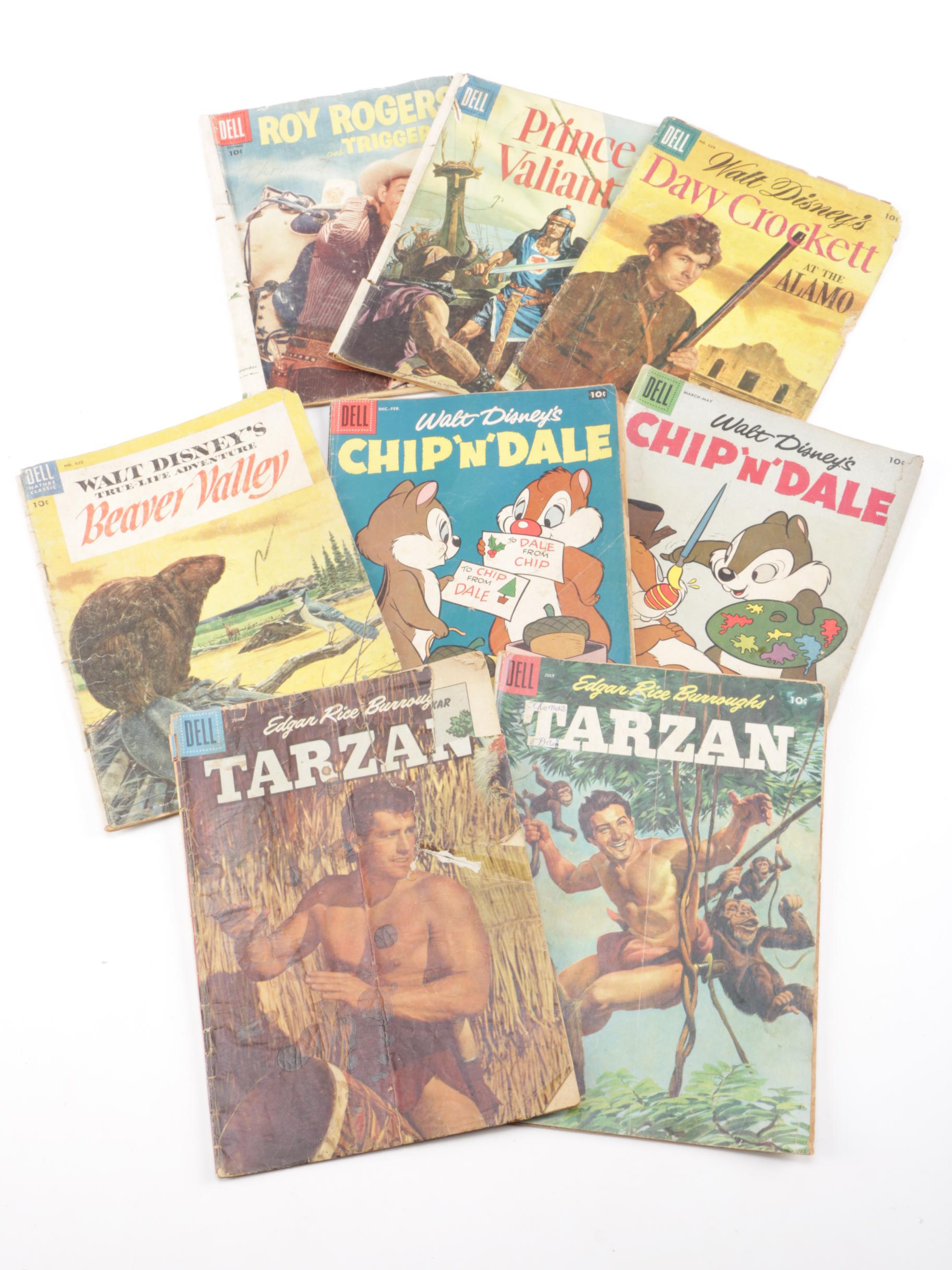 1950s Dell Comics Featuring TV and Movie Westerns