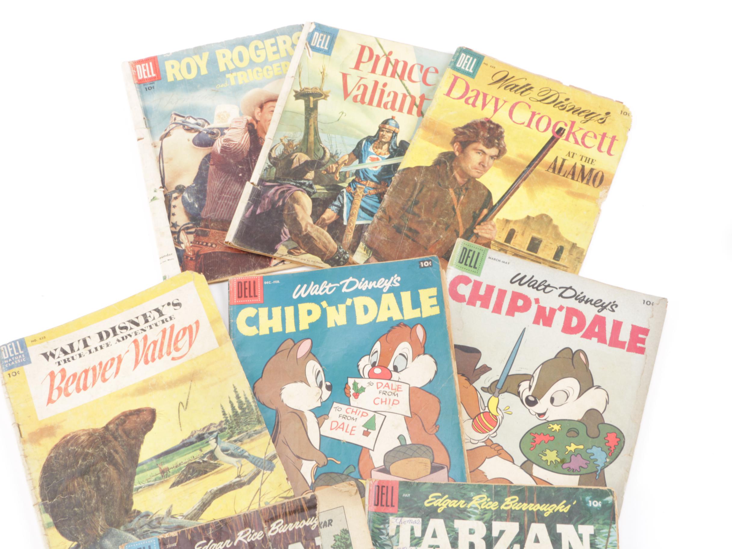 1950s Dell Comics Featuring TV and Movie Westerns