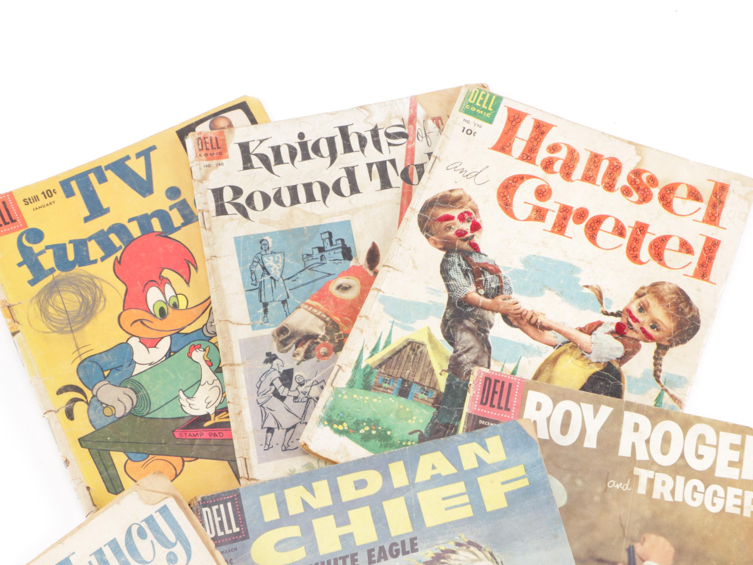 1950s Dell Comics Featuring TV and Movie Westerns