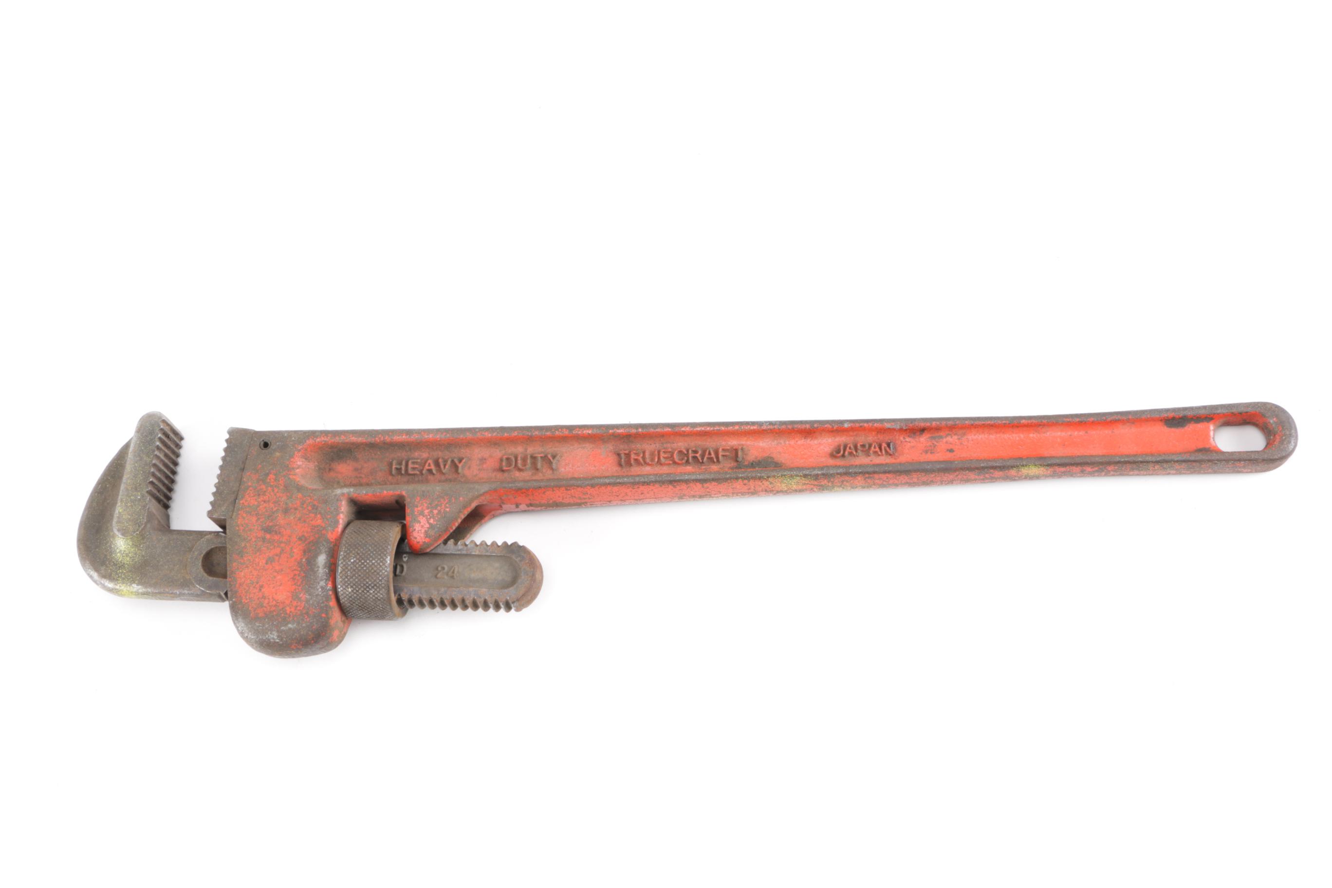 Vintage Pipe Wrenches Including a Walworth Stillson Model