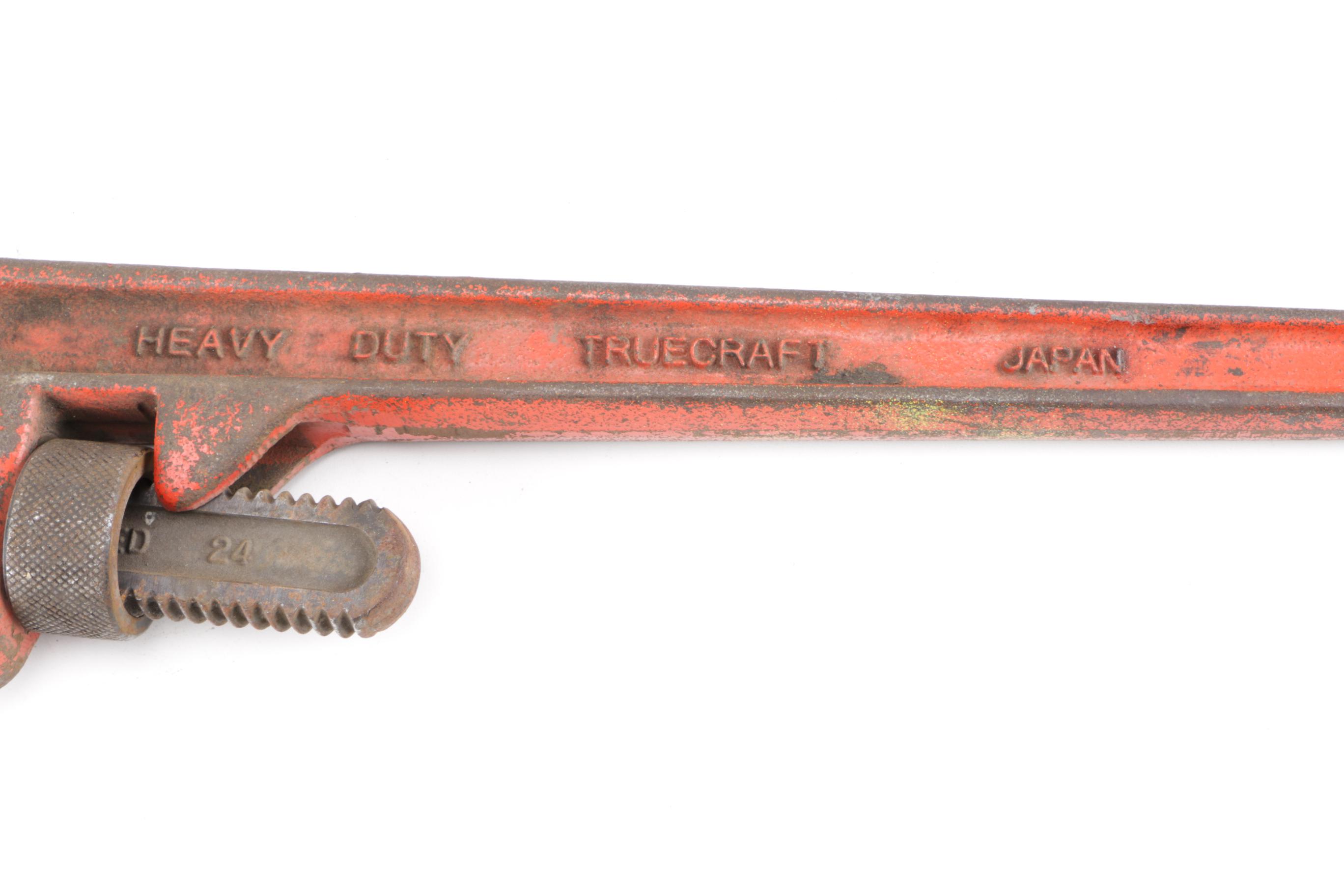 Vintage Pipe Wrenches Including a Walworth Stillson Model