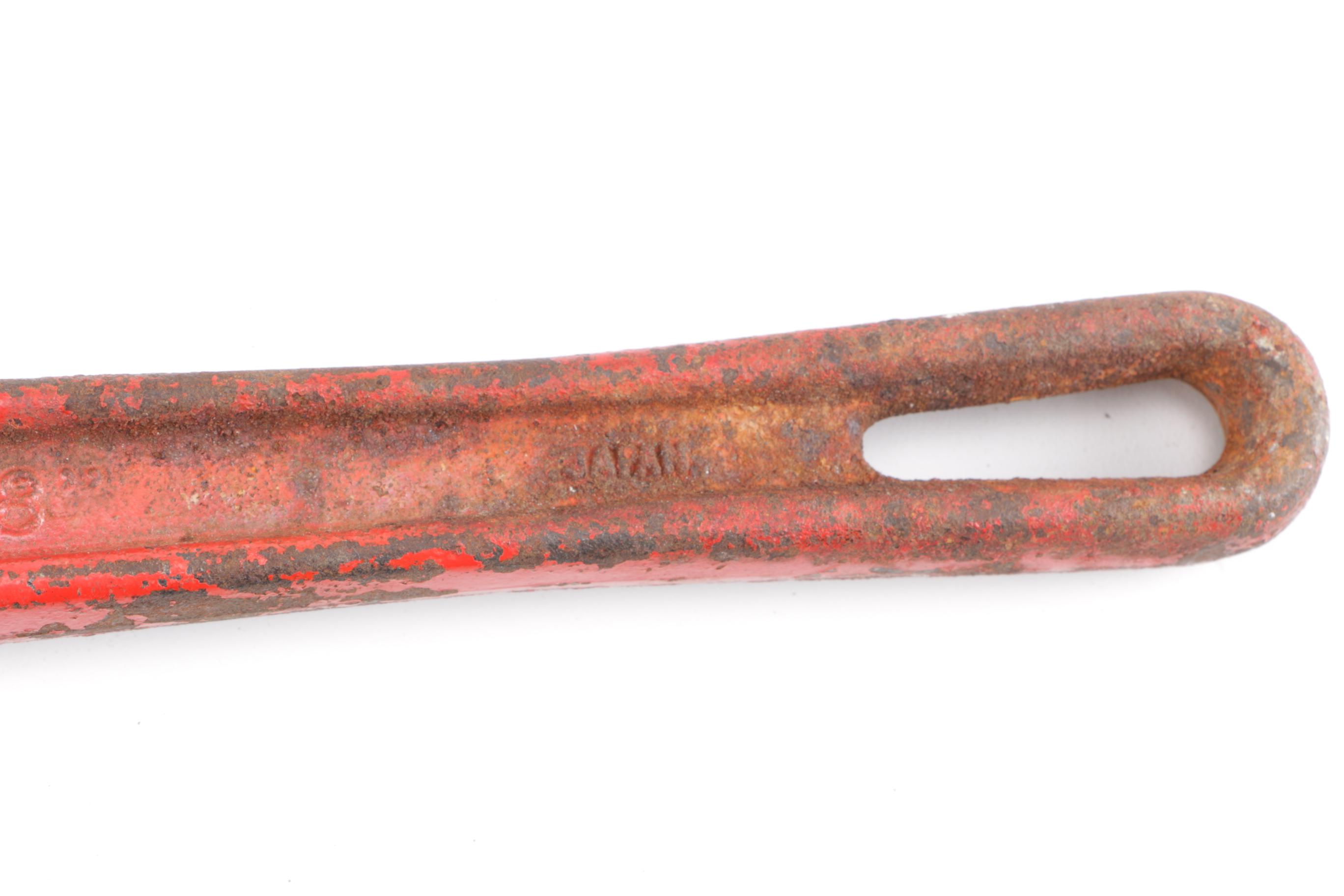 Vintage Pipe Wrenches Including a Walworth Stillson Model