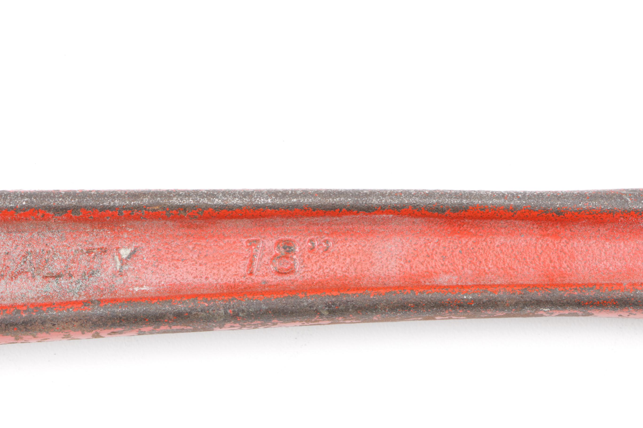 Vintage Pipe Wrenches Including a Walworth Stillson Model