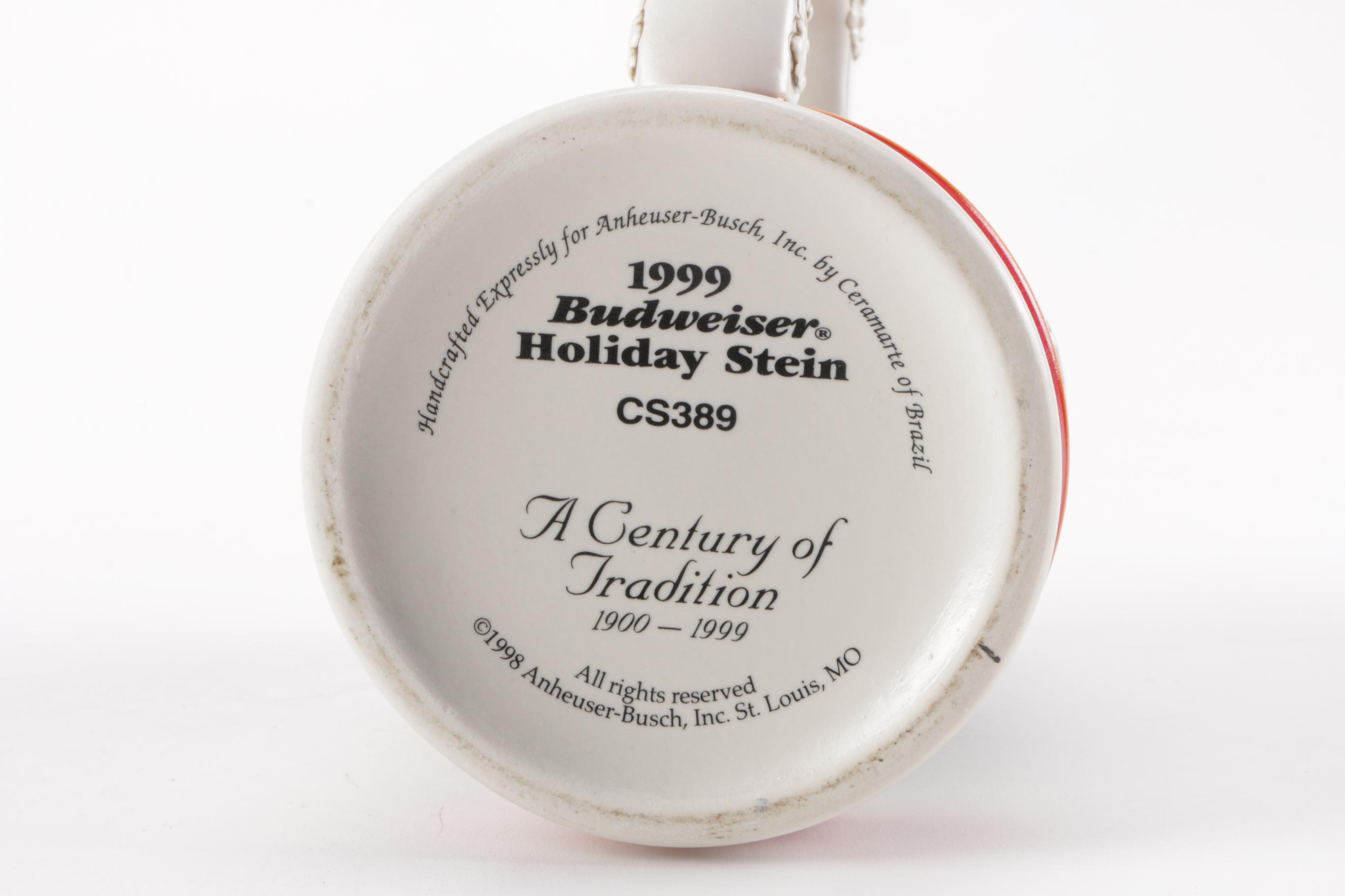 Collection of "Budweiser" Beer Mugs and German Beer Steins