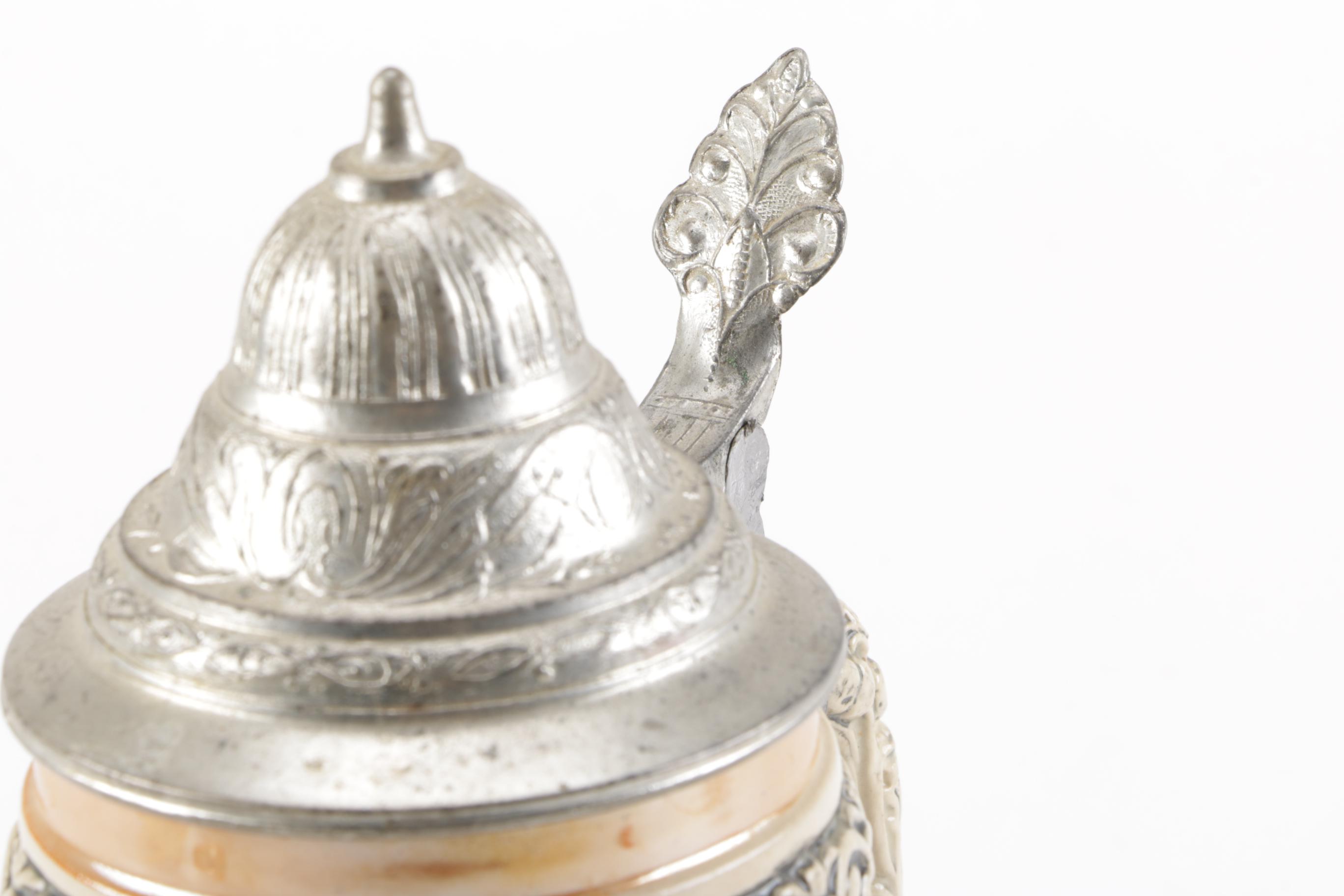 Collection of "Budweiser" Beer Mugs and German Beer Steins