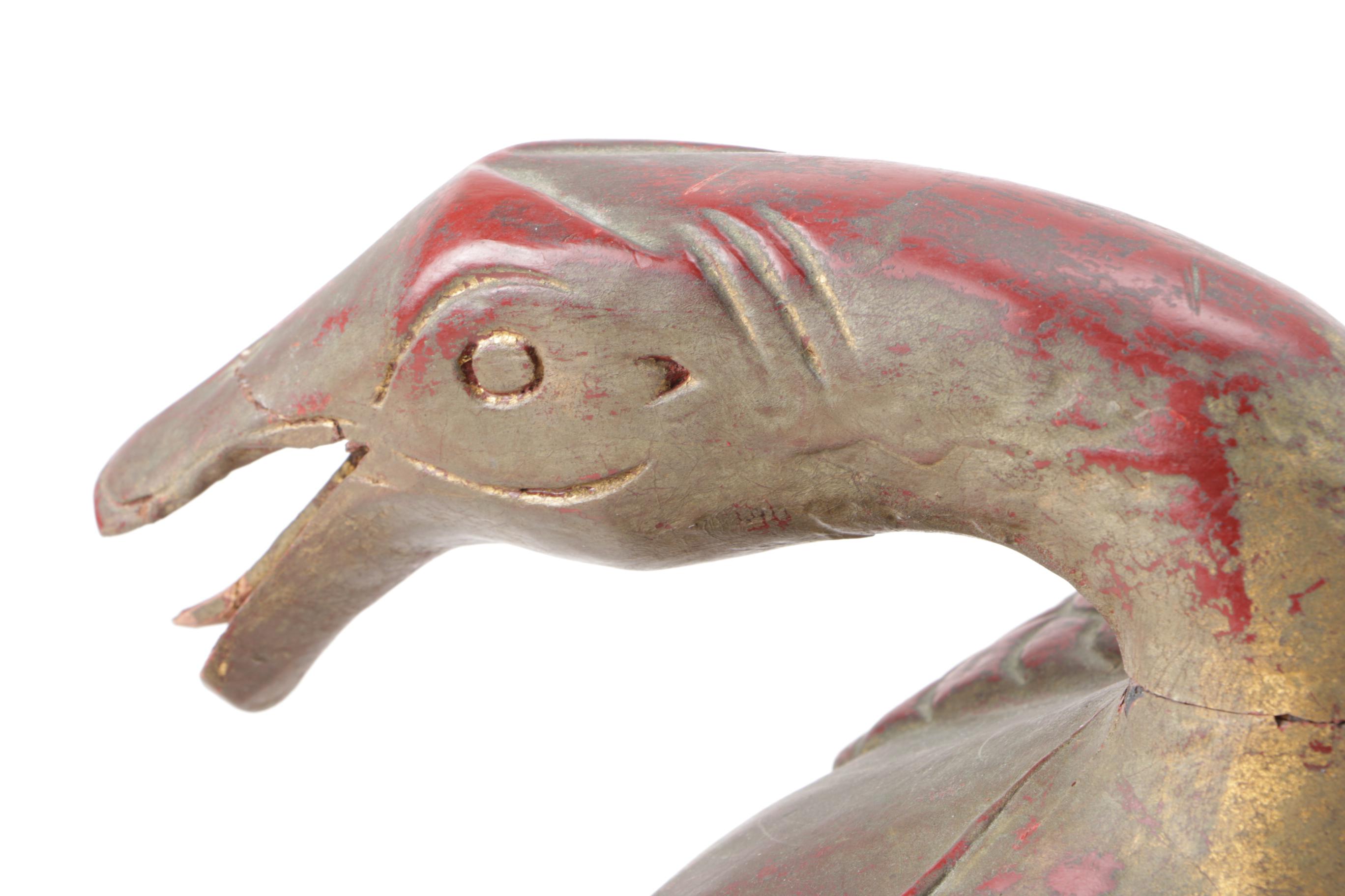 Neiman Marcus Wooden Duck Sculpture