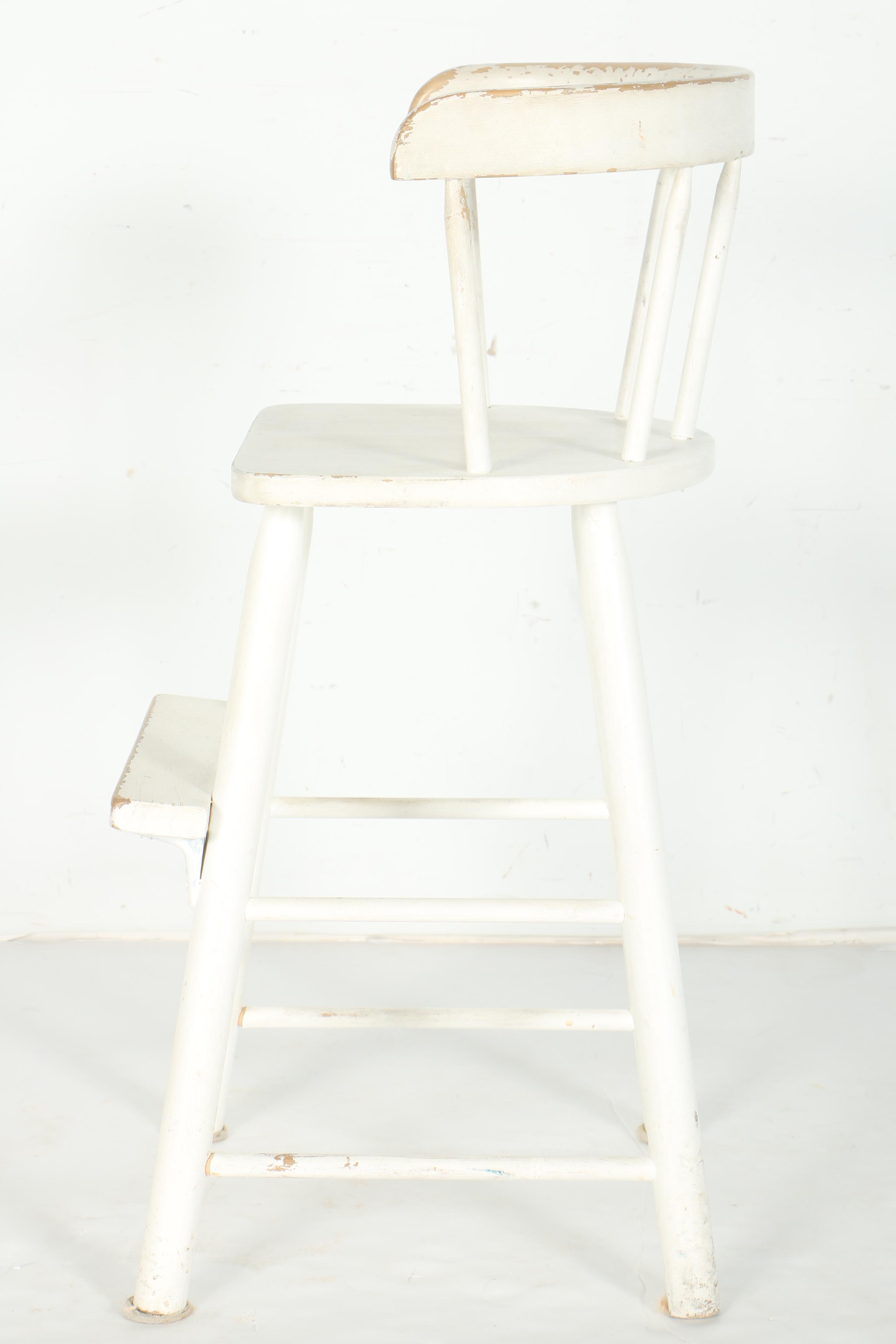 Vintage Wooden High Chair