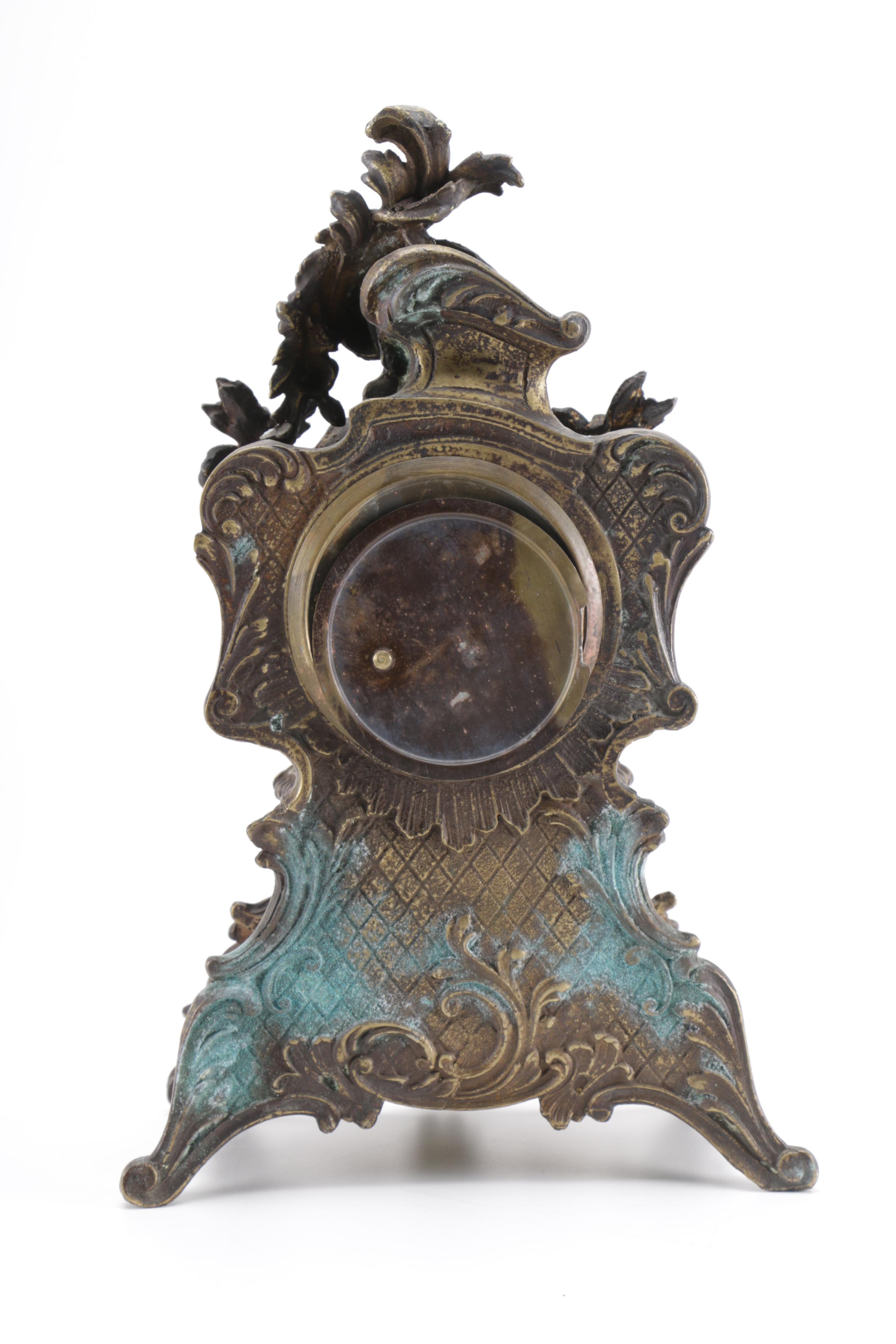 Ornate Cherub Clock