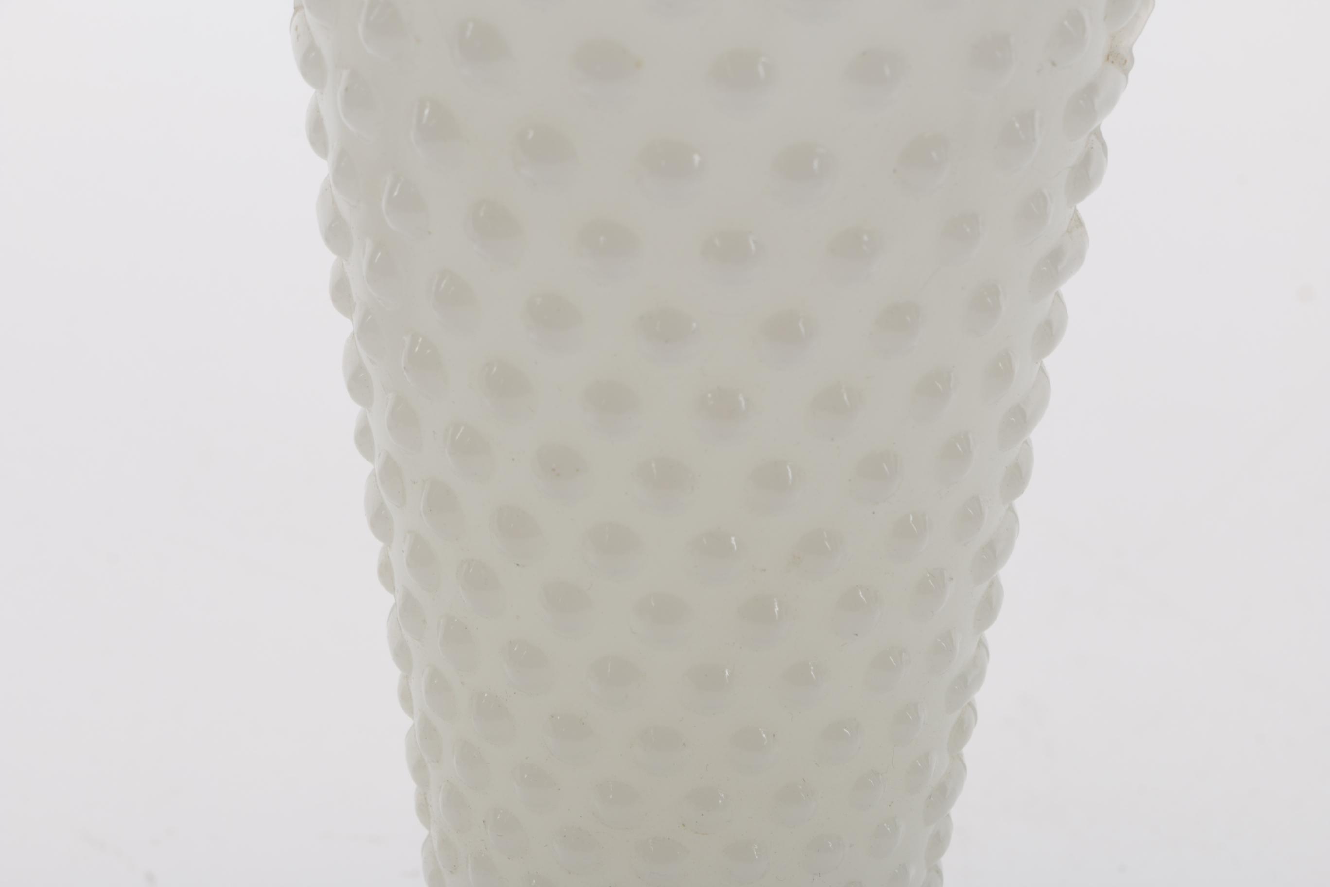 White Milk Glass Décor Featuring Hazel Atlas